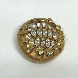 Vintage BSK Floral Brooch